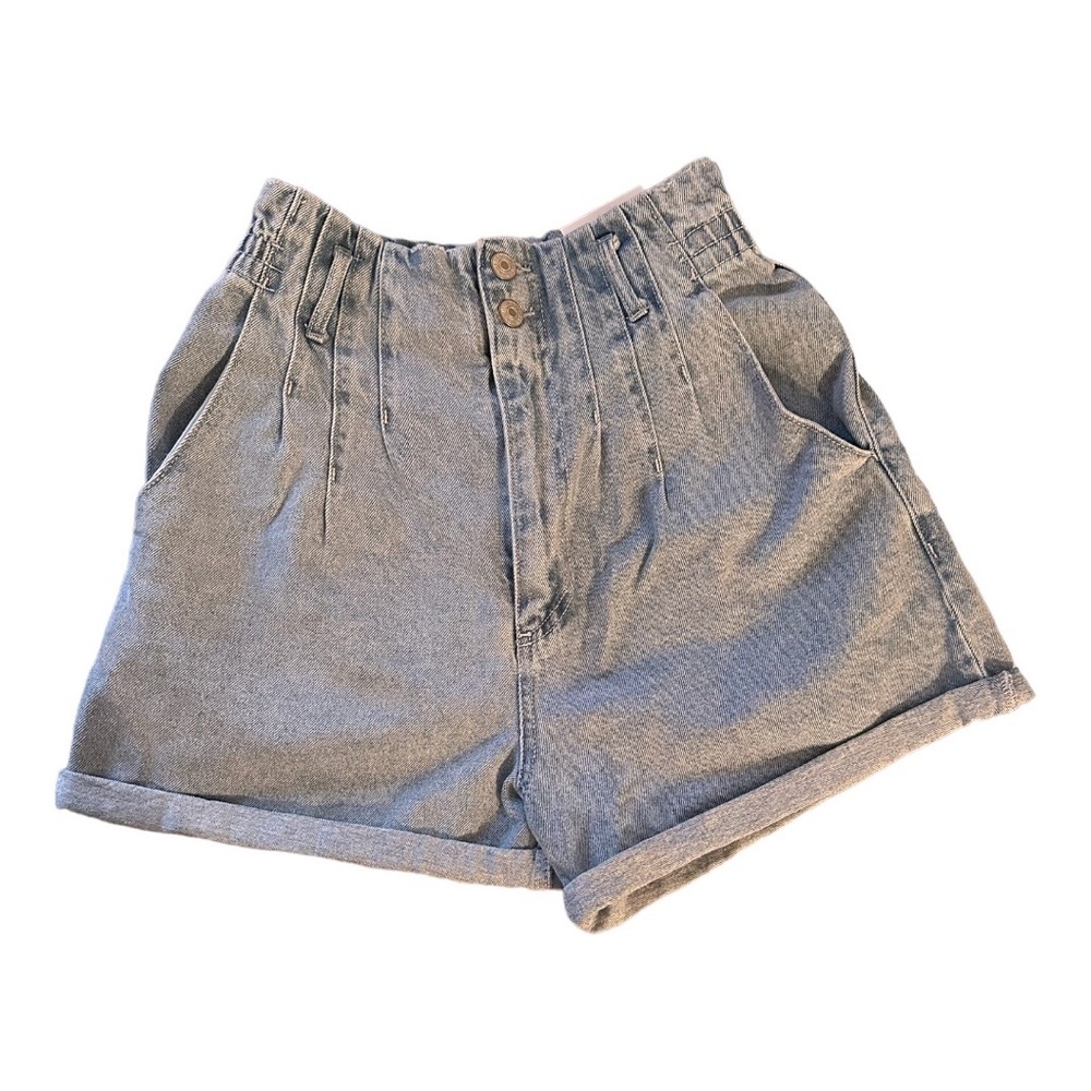 Denim high waist short